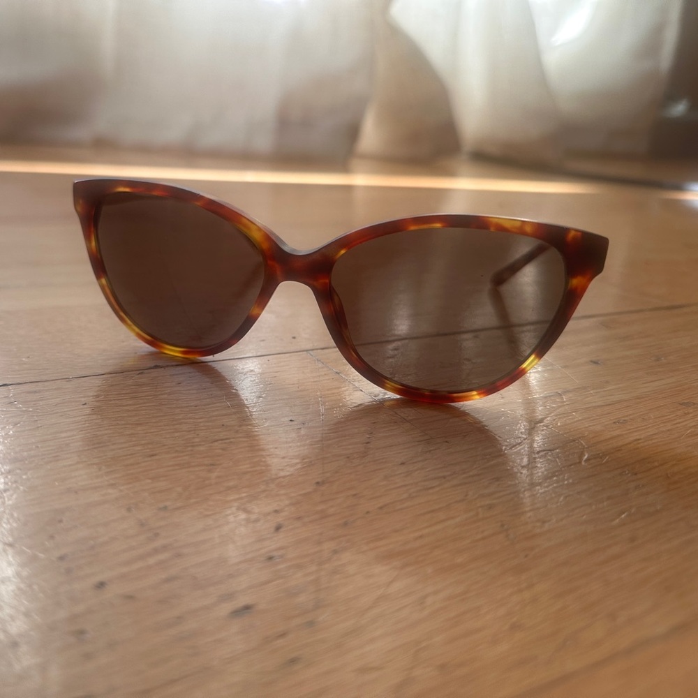 KREWE Tortoiseshell Cat-Eye Sunglasses with Brown Lenses